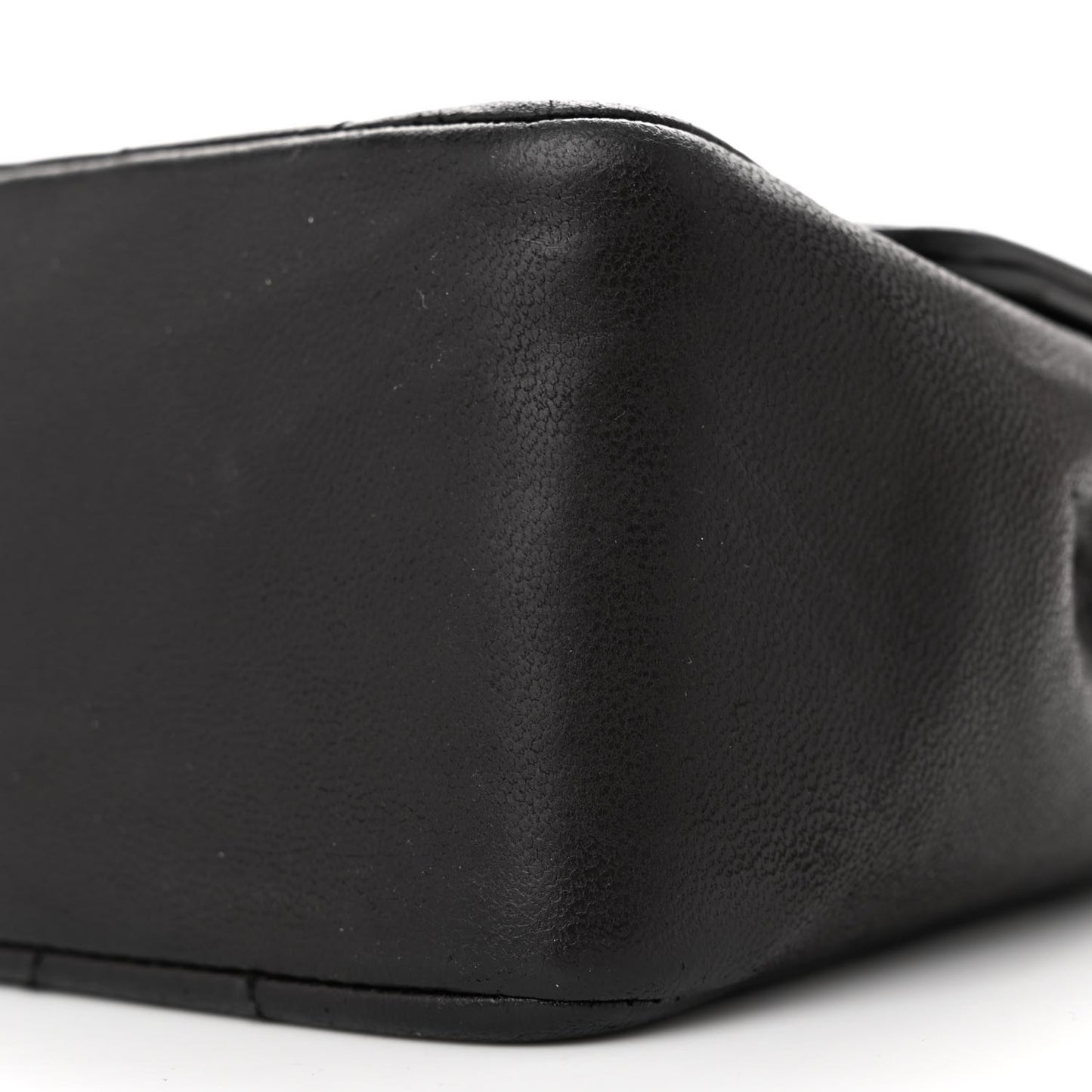 Lambskin Quilted Medium Single Flap Black