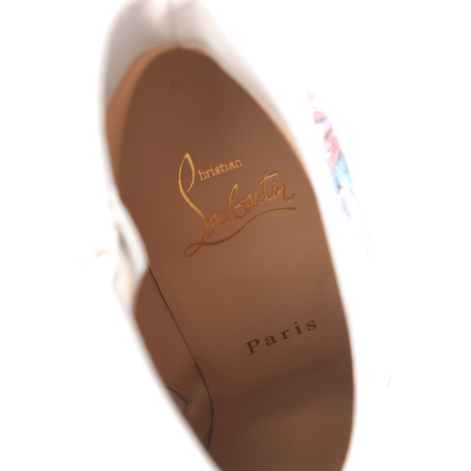 Christian Louboutin Calfskin In Love 100 Booties 37 White 7 of 8