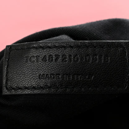 Saint Laurent Calfskin Y Quilted Monogram Medium Loulou Chain Satchel Rouge Eros 8 of 16