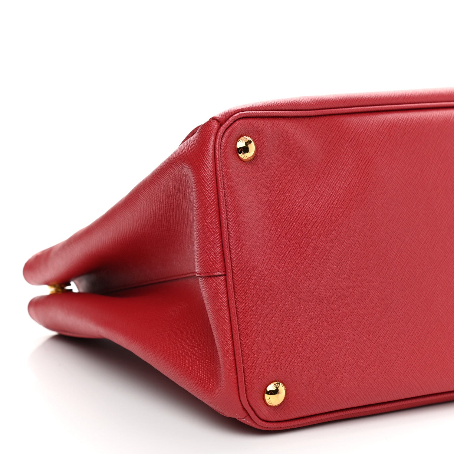 Prada Saffiano Lux Large Tote Fuoco 8 of 9
