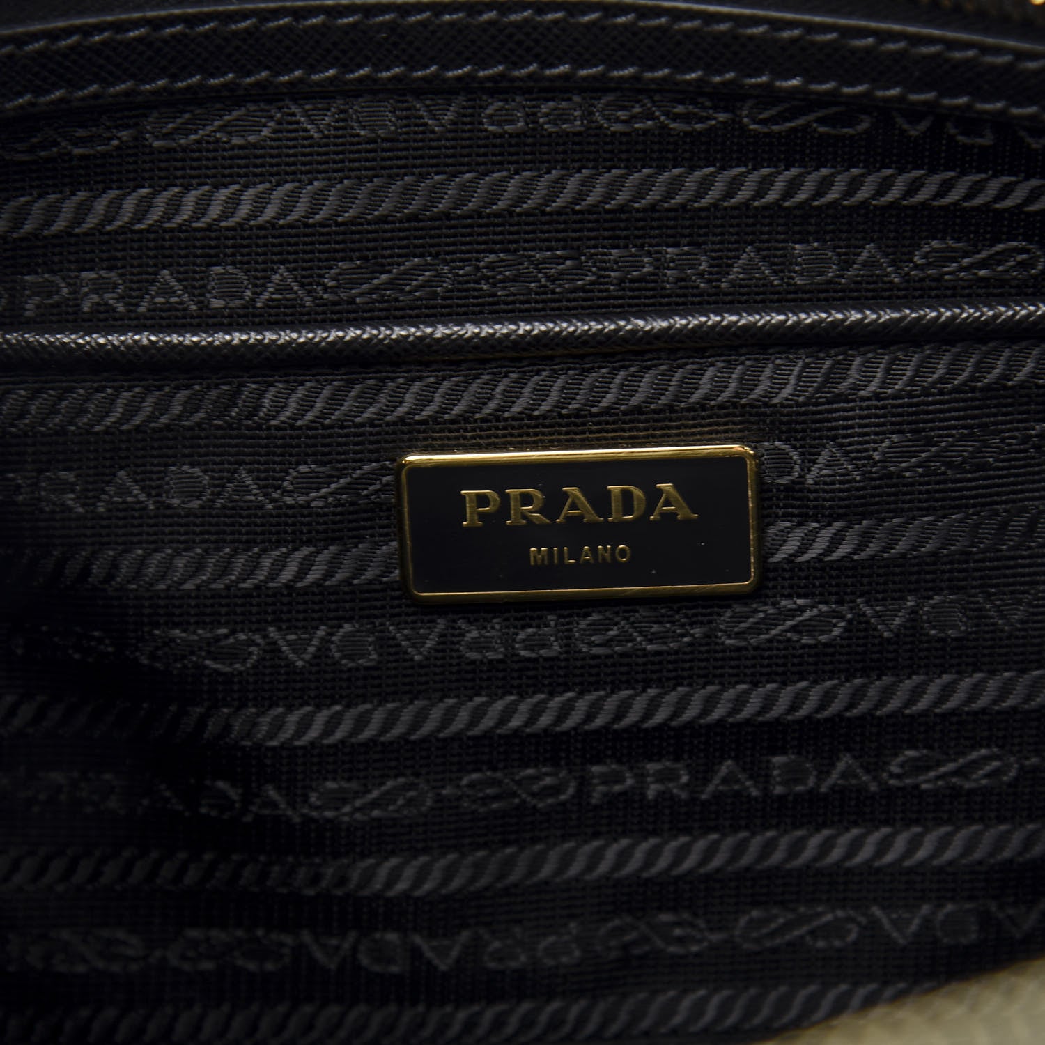 Prada Saffiano Large Galleria Double Zip Tote Black 6 of 12