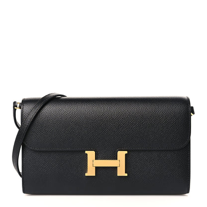 Hermes Epsom Constance Wallet To Go Black 1 of 8