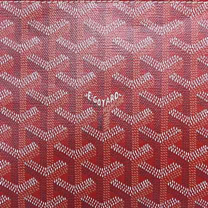 Goyard Goyardine Sainte Marie Soft Clutch Red 7 of 8
