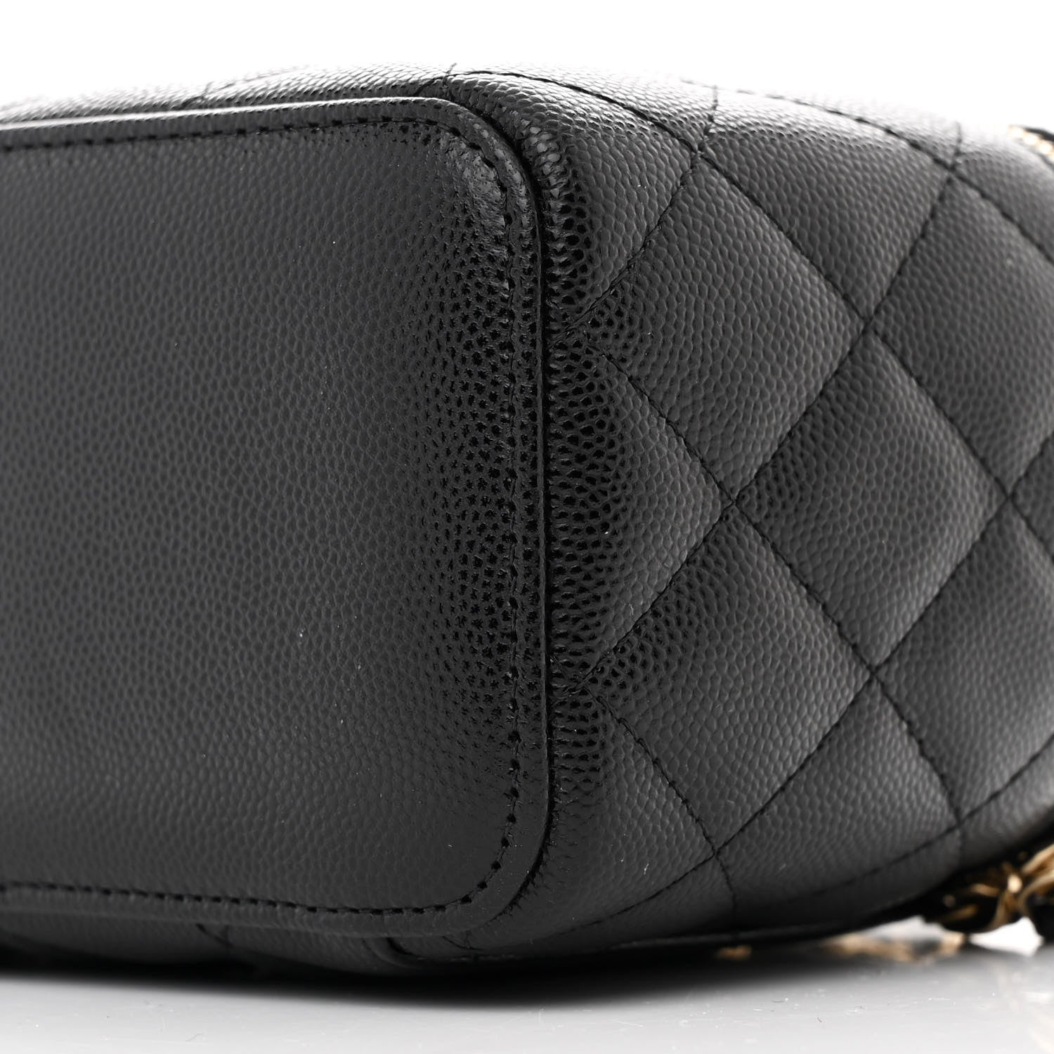 Chanel Caviar Quilted Small Vanity Case With Chain Black 10 of 11