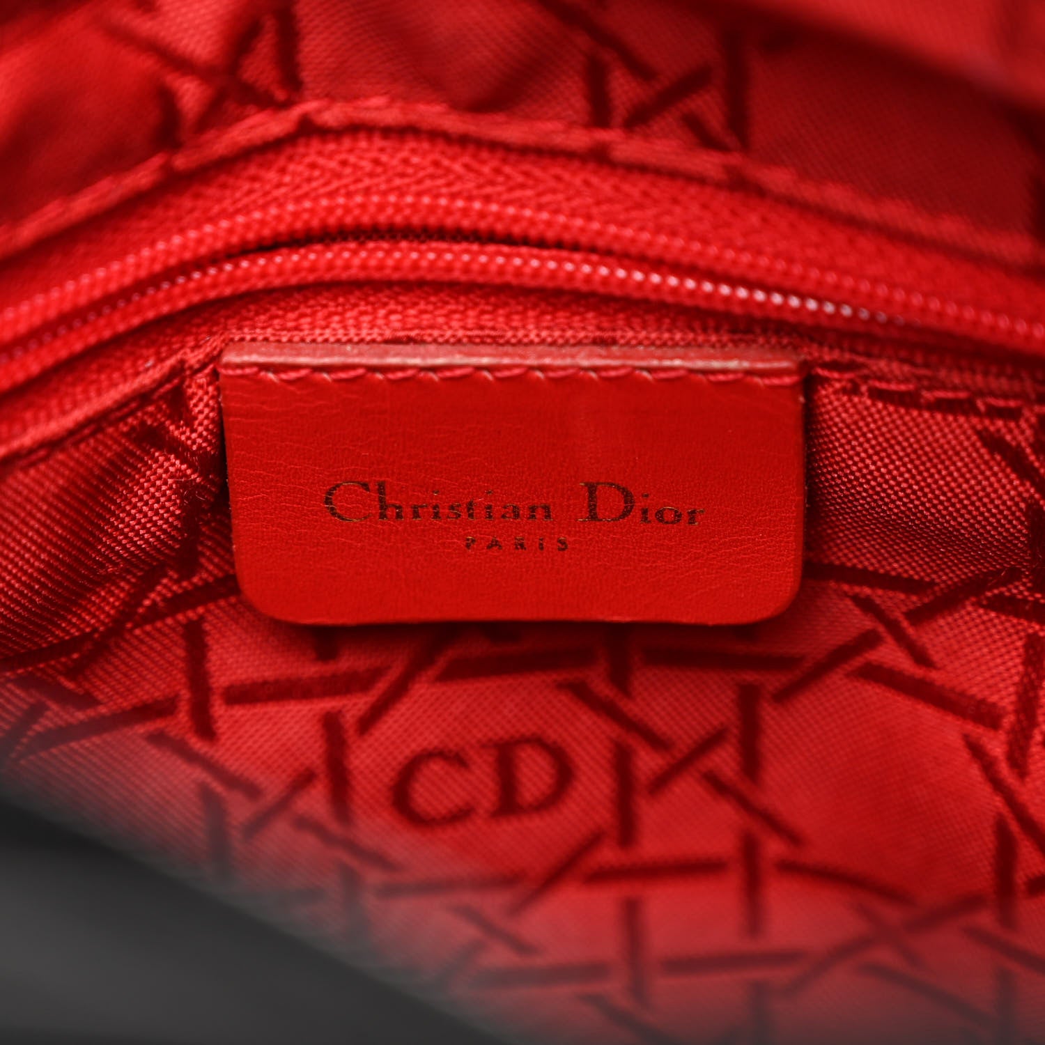 Christian Dior Nylon Cannage Medium Lady Dior Black 6 of 11