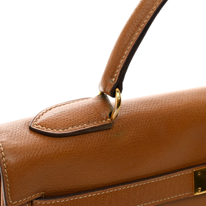 Hermes Courchevel Kelly Retourne 32 Gold 12 of 18