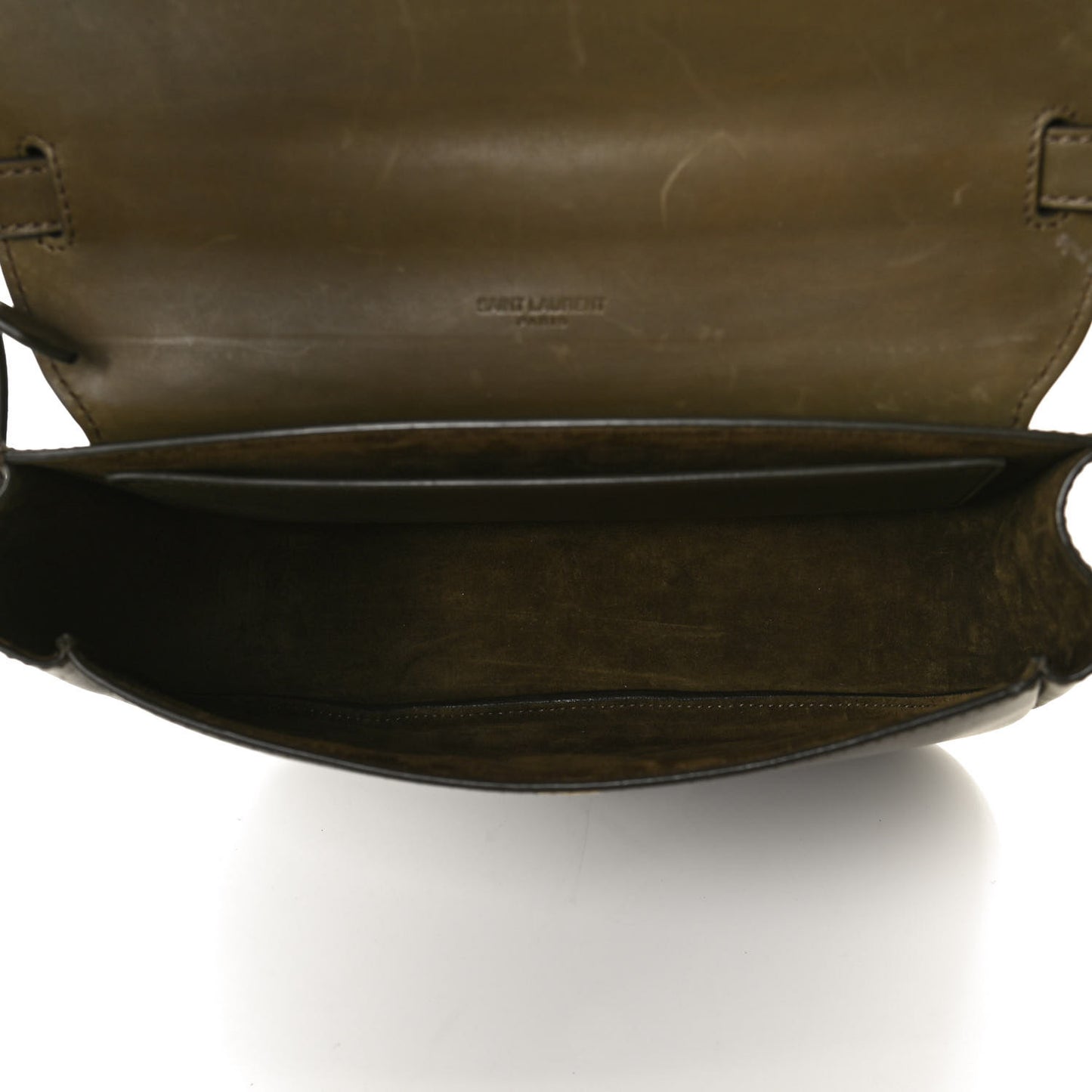 Smooth Calfskin Monogram Medium Kaia Satchel Green