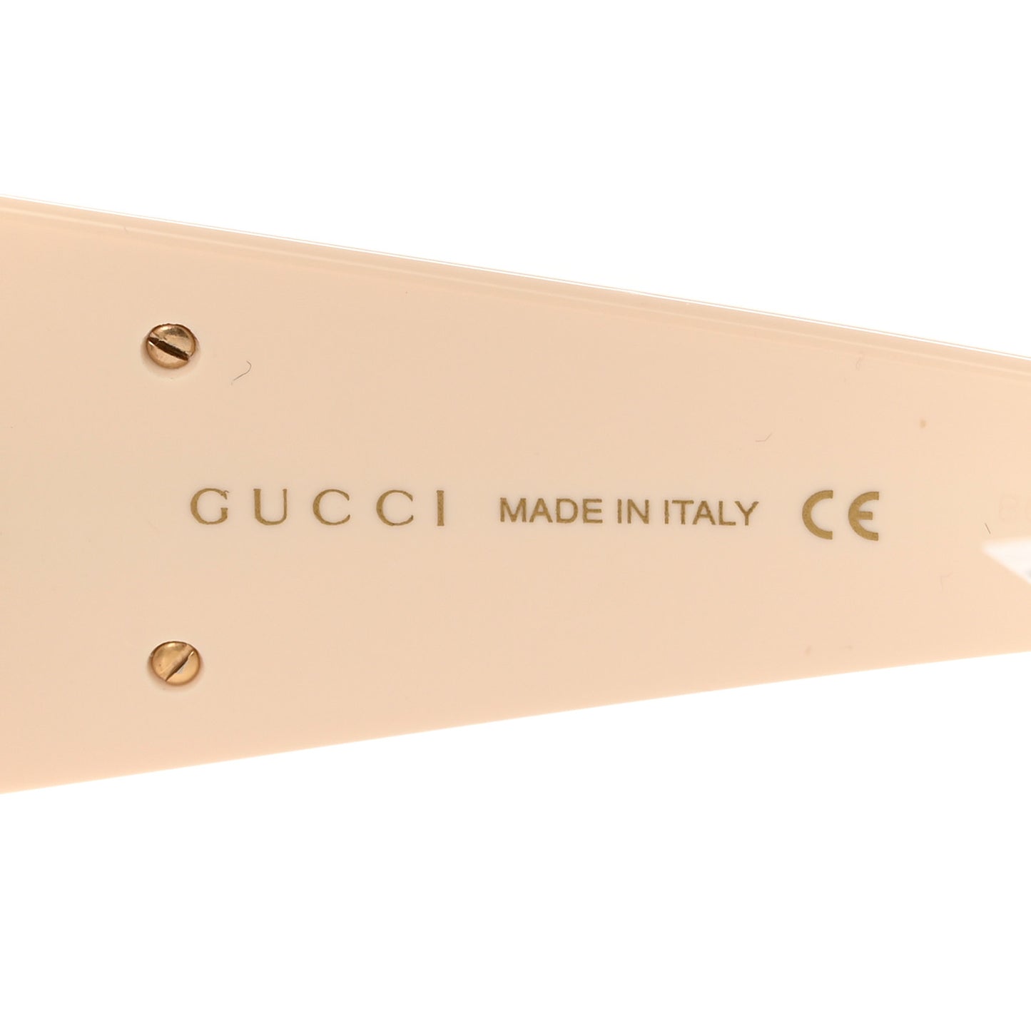 Acetate Crystal Hollywood Forever Tear Drop Sunglasses GG0359S Ivory