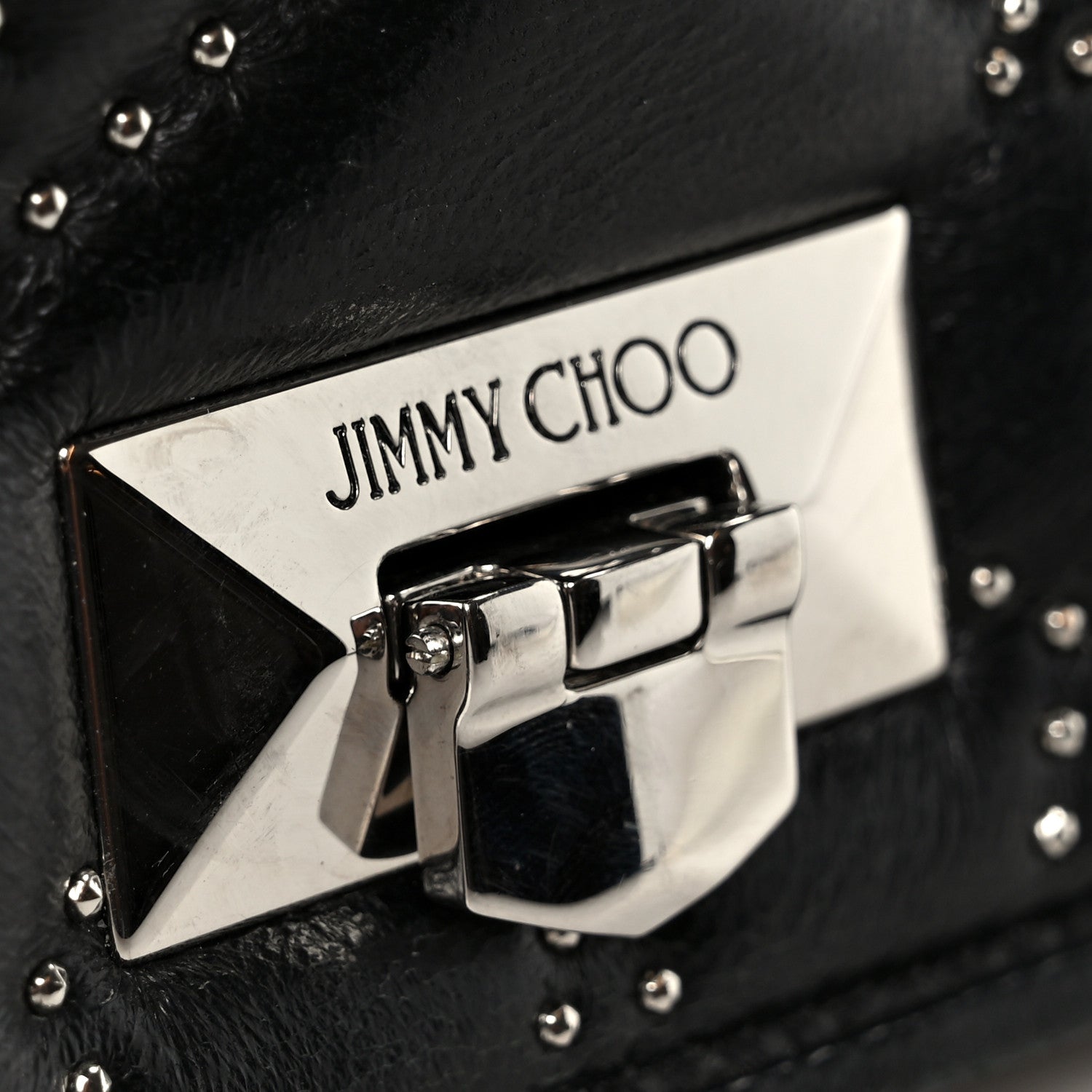 Jimmy Choo Nappa Star Quilted Studded Small Helia Shoulder Bag