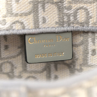 Christian Dior Oblique Slim Saddle Pouch Grey 6 of 11