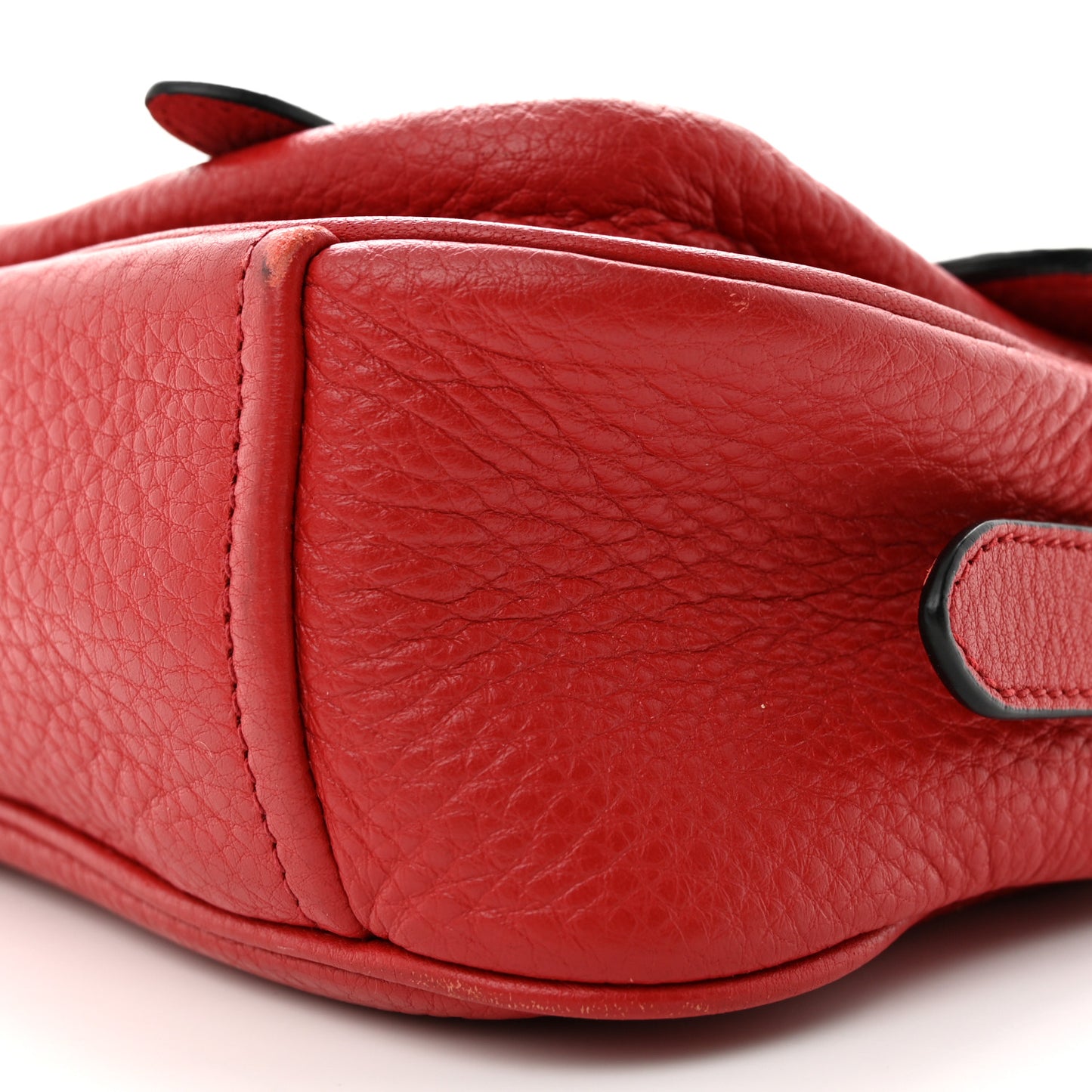 Vitello Daino Messenger Bag Rosso