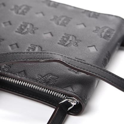 MCM Calfskin Ottomar Monogram Multi-Function Lanyard Black 10 of 12