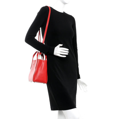 Lanvin Smooth Calfskin Mini Trapeze Red 2 of 8