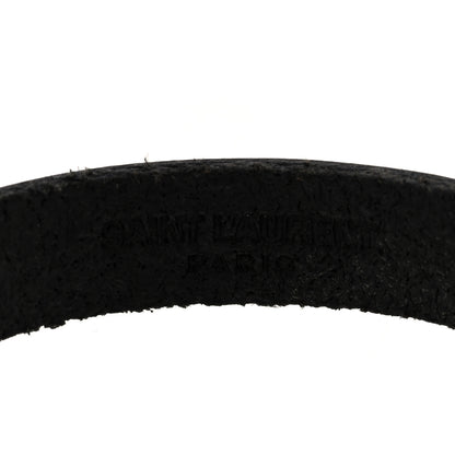 Saint Laurent Calfskin Opyum Bracelet S Black 4 of 5