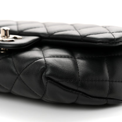 Chanel Calfskin Quilted CC Uniform Flap Belt Bag Black 11 of 11