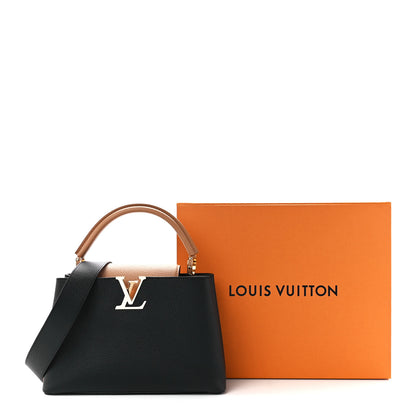 Louis Vuitton Taurillon Capucines PM Black Arizona 10 of 10