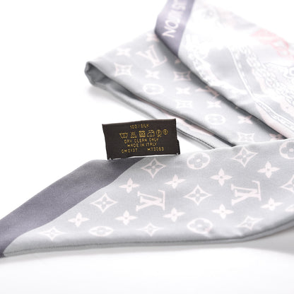 Louis Vuitton Silk Dreamonogram Bandeau Grey 5 of 5