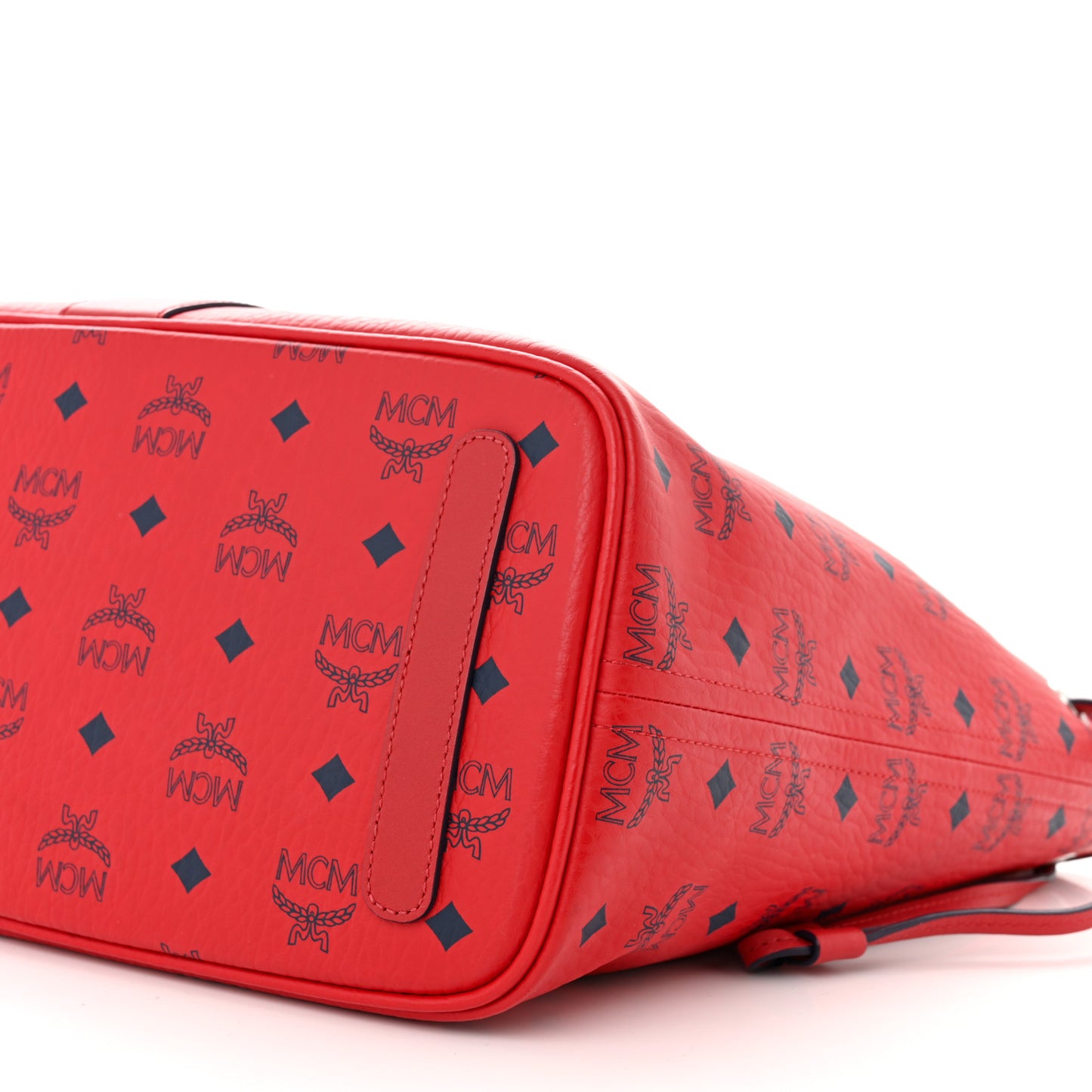 Visetos Medium Liz Reversible Shopper Tote Ruby Red