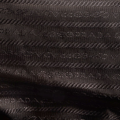Prada Cervo Shine Tote Teak 7 of 12