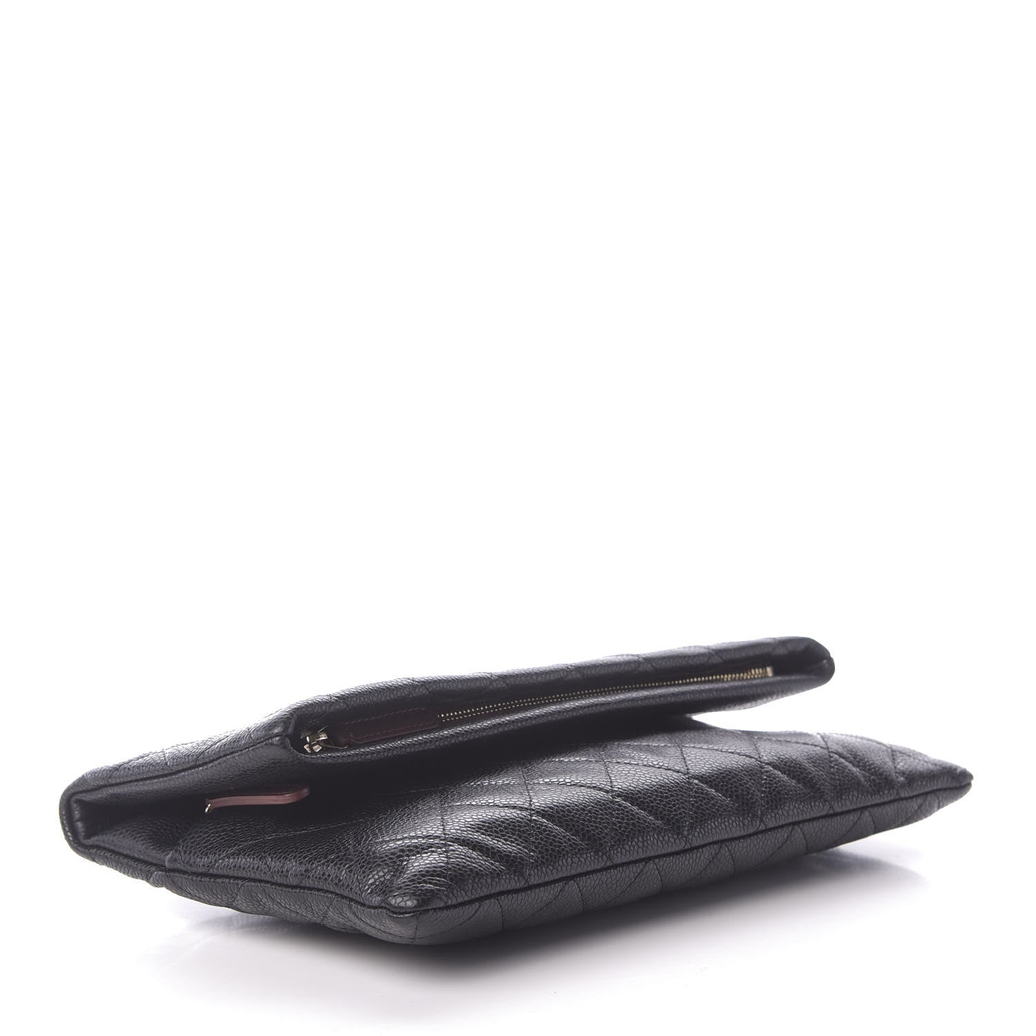 Chanel Caviar Quilted CC Beauty Clutch Black 4 of 11