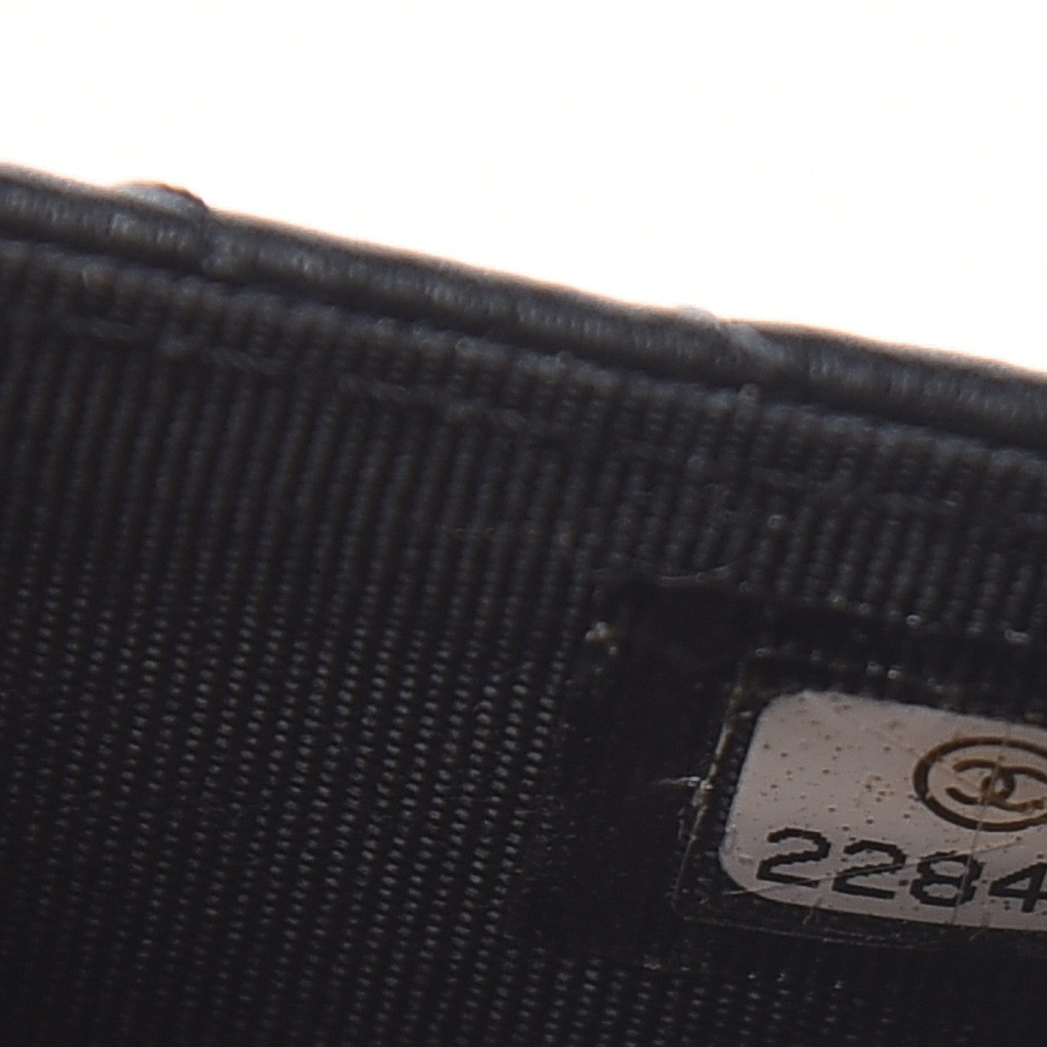 Chanel Lambskin Chevron Quilted Boy Card Holder Black 9 of 11