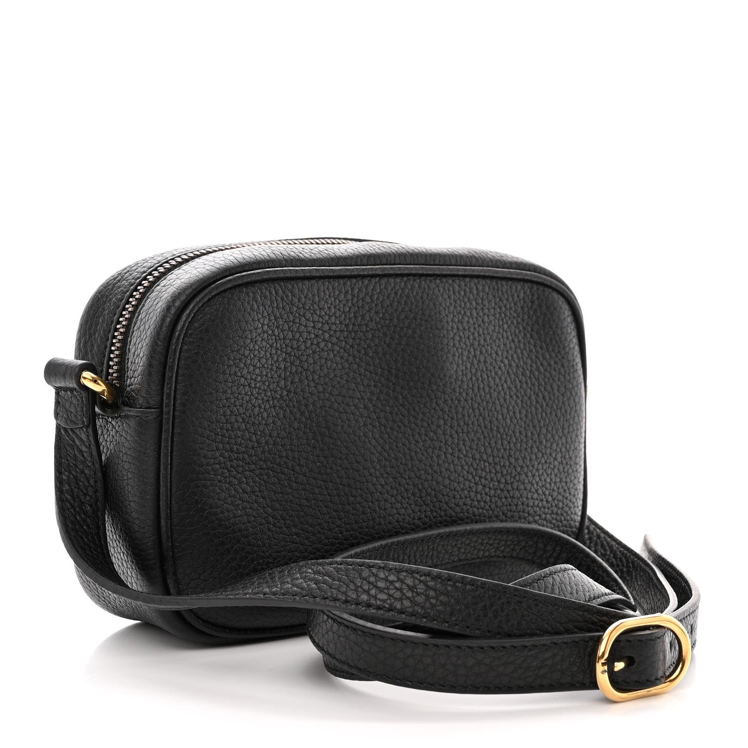 Gucci Pebbled Calfskin Mini Soho Disco Bag Black 3 of 11