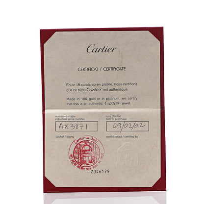 Cartier 18K White Gold Lanieres Ring 50 5.25 5 of 5