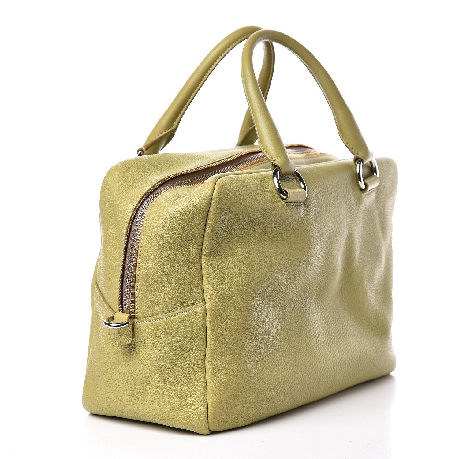 Prada Vitello Daino Satchel Cedro 3 of 15