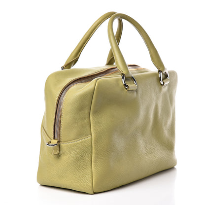 Prada Vitello Daino Satchel Cedro 3 of 15