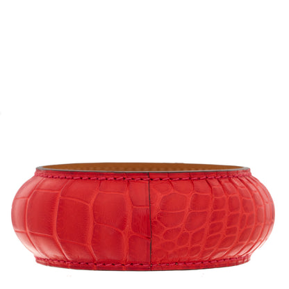 Hermes Alligator Astral Bracelet S Geranium 3 of 5