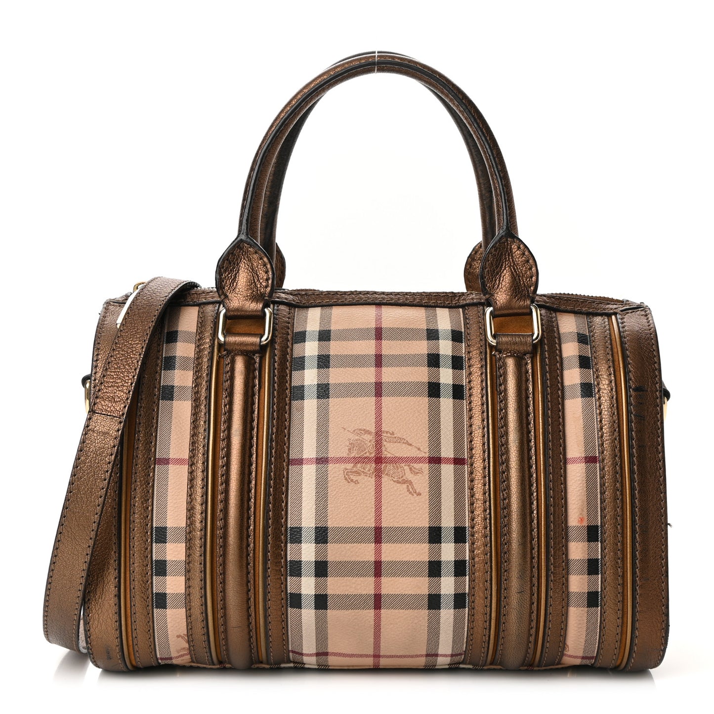 Haymarket Check Medium Alchester Bowling Bag Bronze