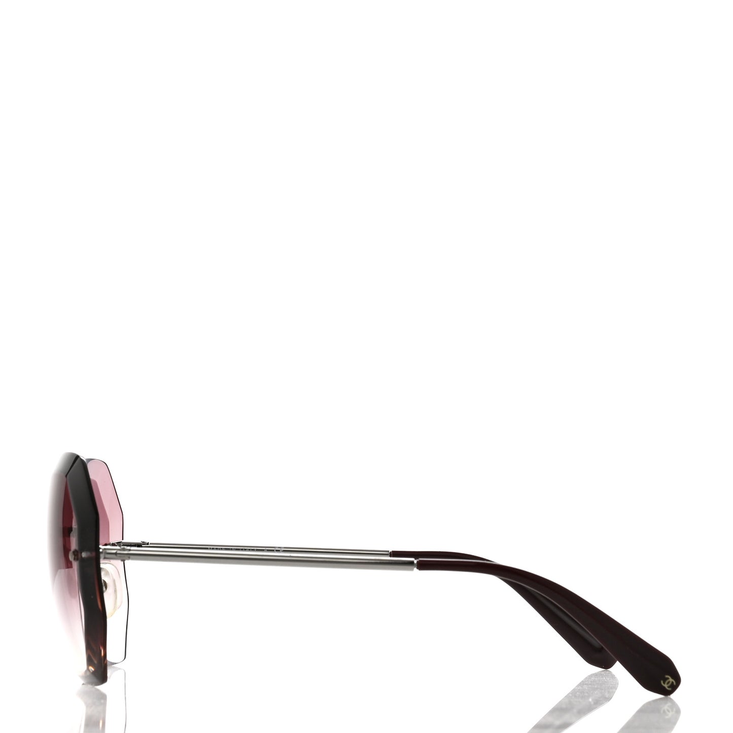 Metal Spring Round Sunglasses 4220 Pink