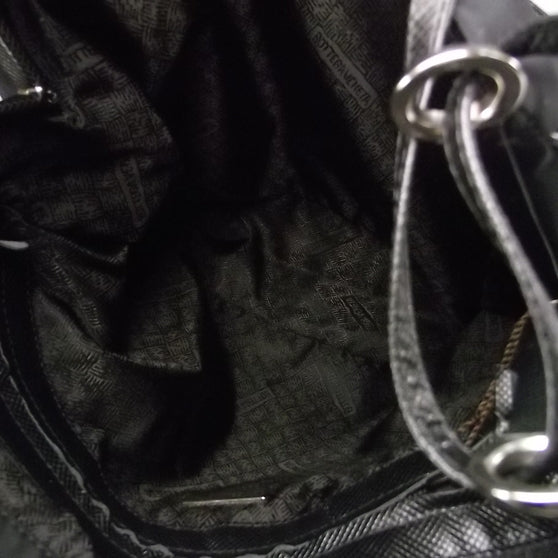 Nylon Shoulder Bag Black