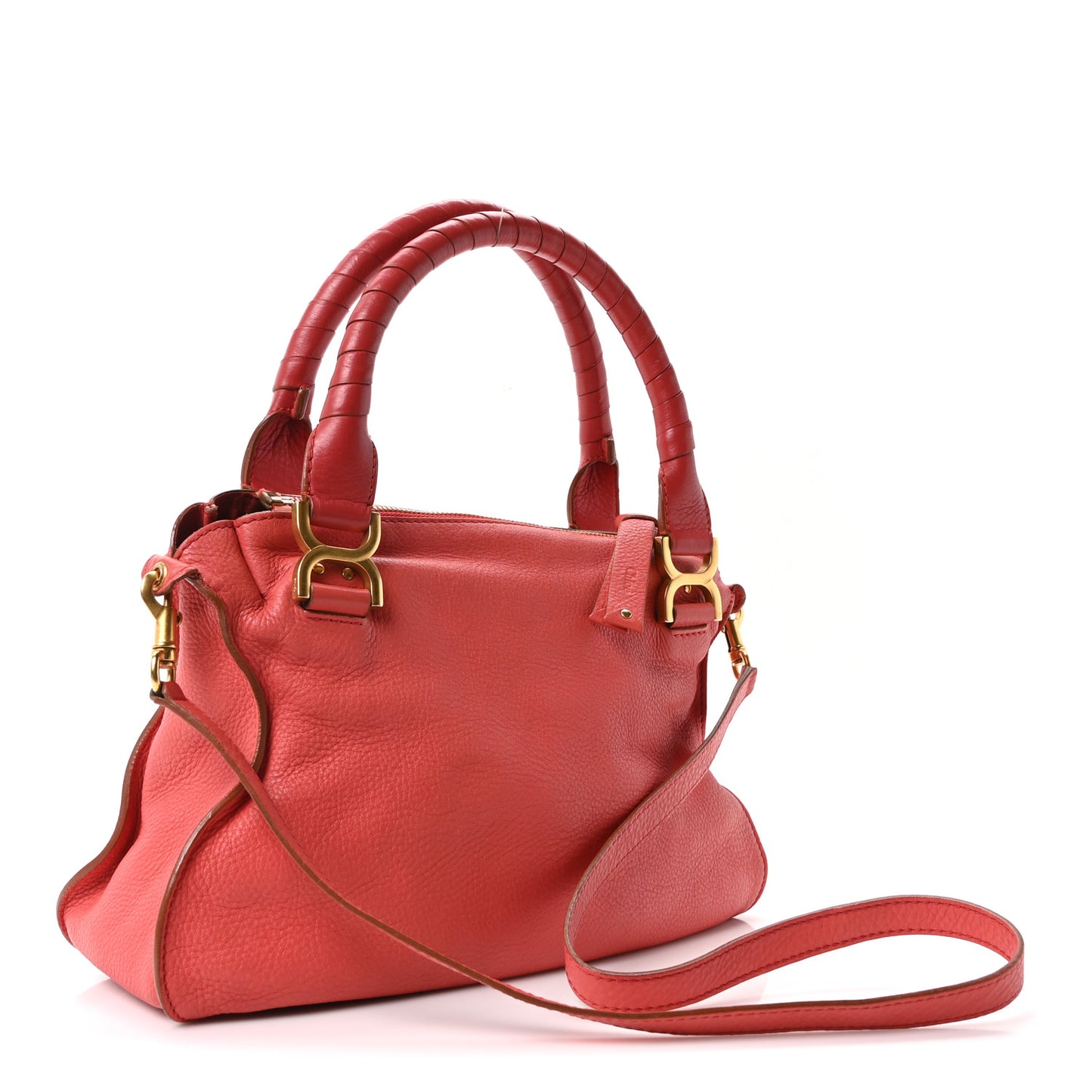 Calfskin Medium Marcie Satchel Paradise Pink
