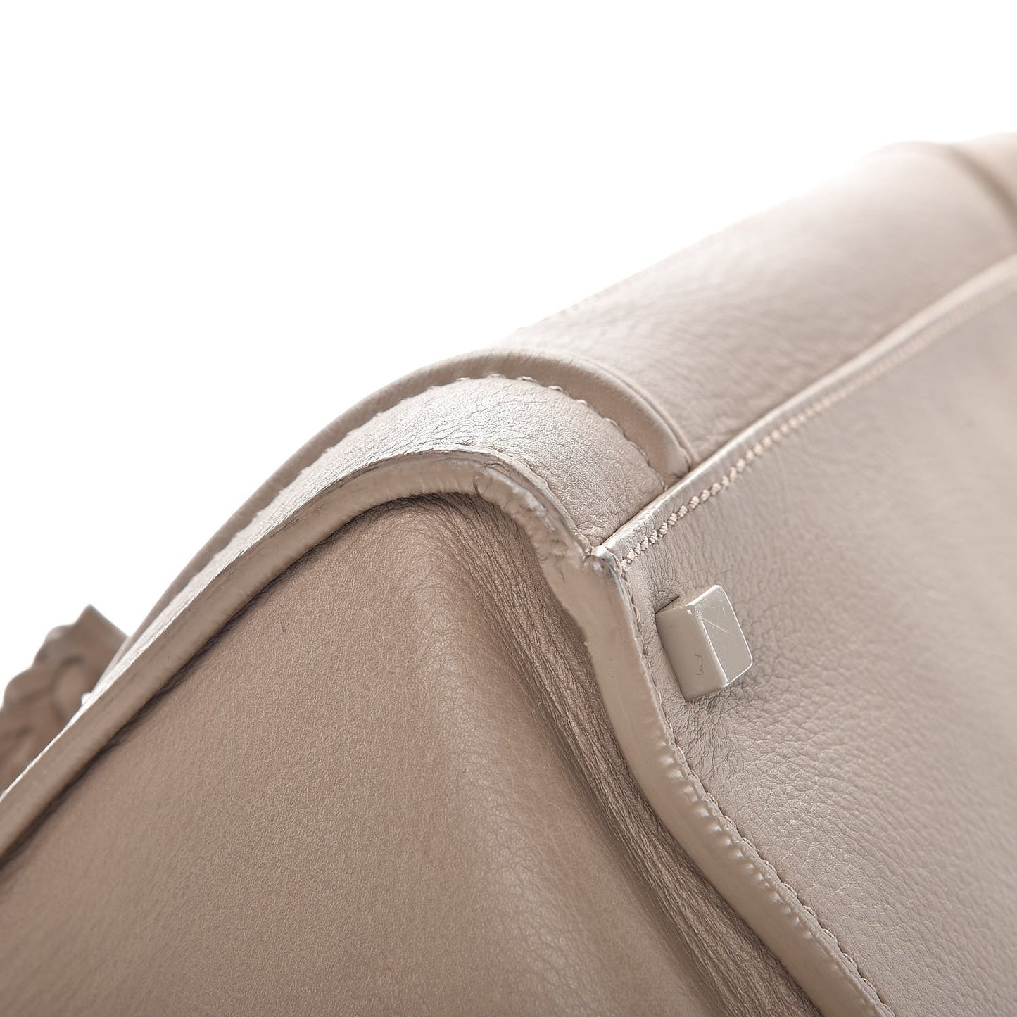 Supple Calfskin Medium Phantom Luggage Beige