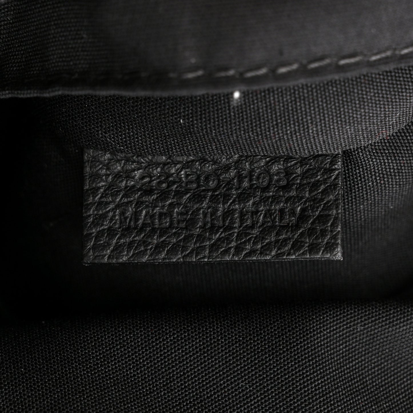 X KAWS Nylon Calfskin Logo Backpack Black