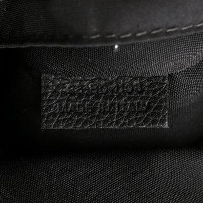 Christian Dior X KAWS Nylon Calfskin Logo Backpack Black 7 of 12