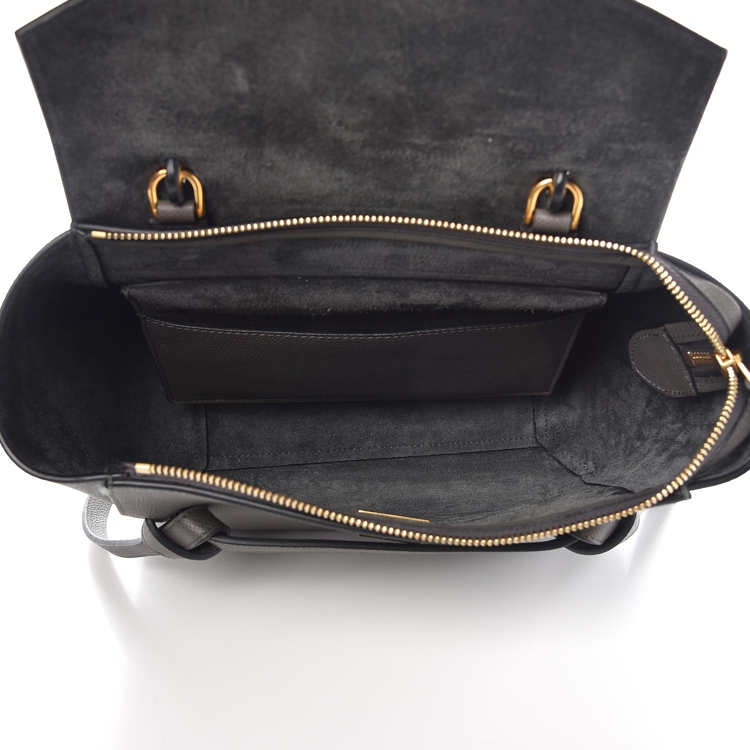 Celine Baby Grained Calfskin Micro Belt Bag Grey 6 of 10