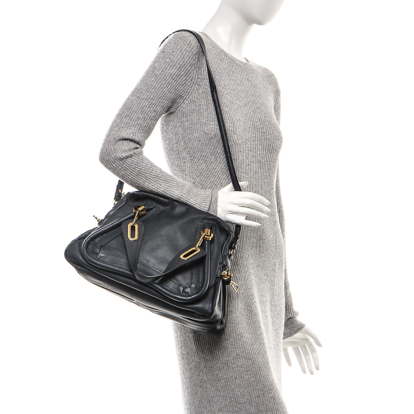 Calfskin Medium Paraty Navy