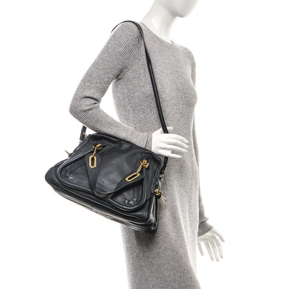 Chloe Calfskin Medium Paraty Navy 2 of 11