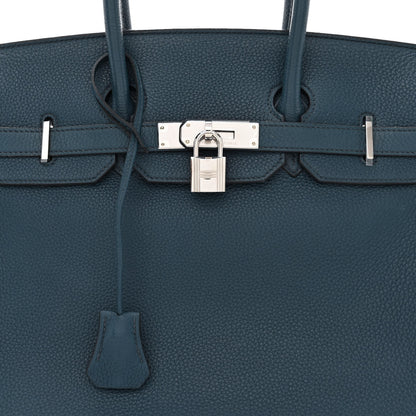 Hermes Togo BIRKIN 35 Bleu de Prusse 8 of 11