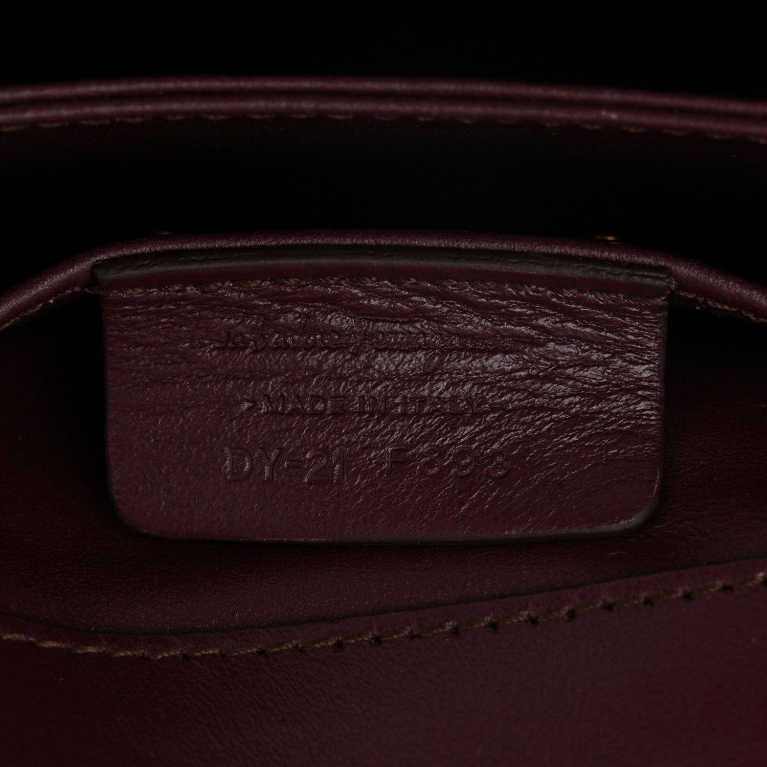 Salvatore Ferragamo Calfskin Thalia Flap Shoulder Bag Wine 6 of 9