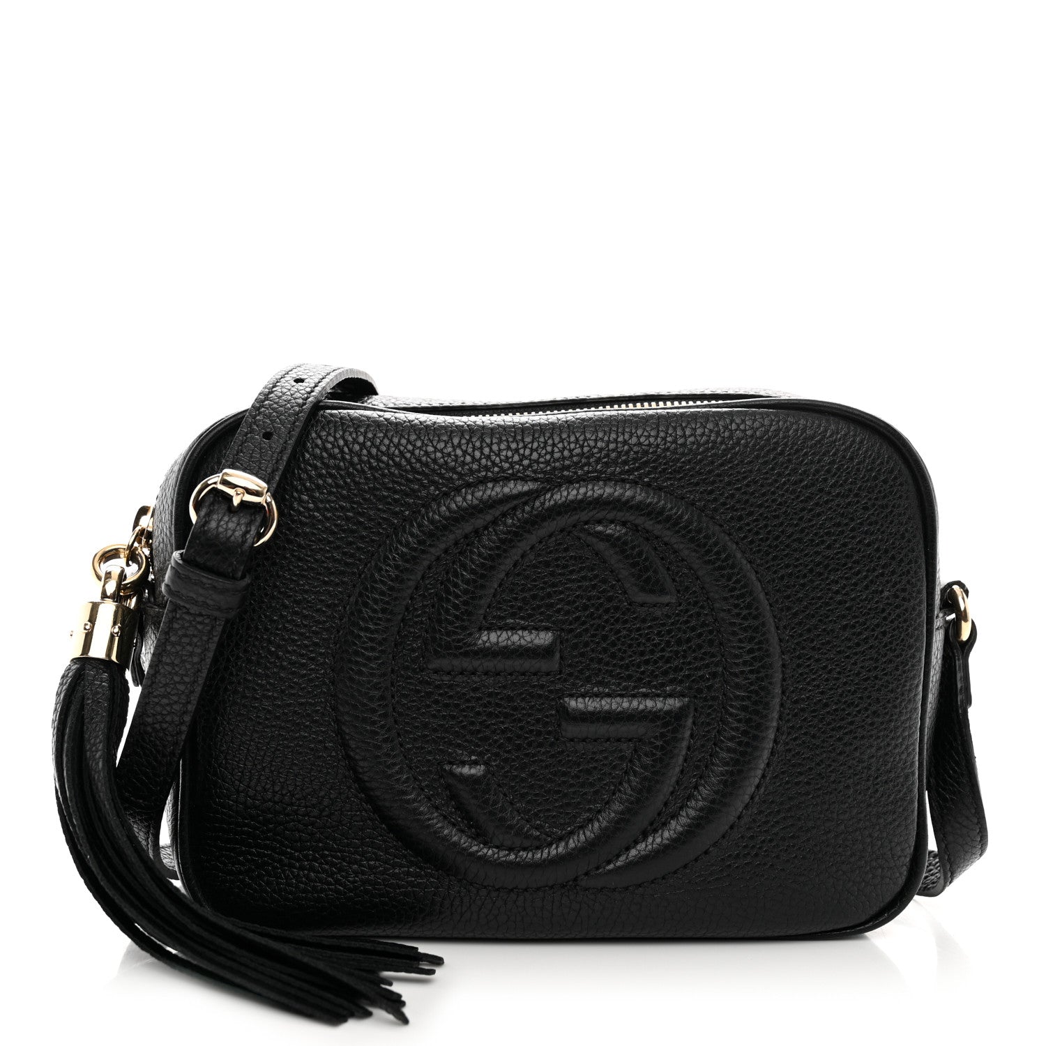 Gucci Pebbled Calfskin Small Soho Disco Bag Black 1 of 12