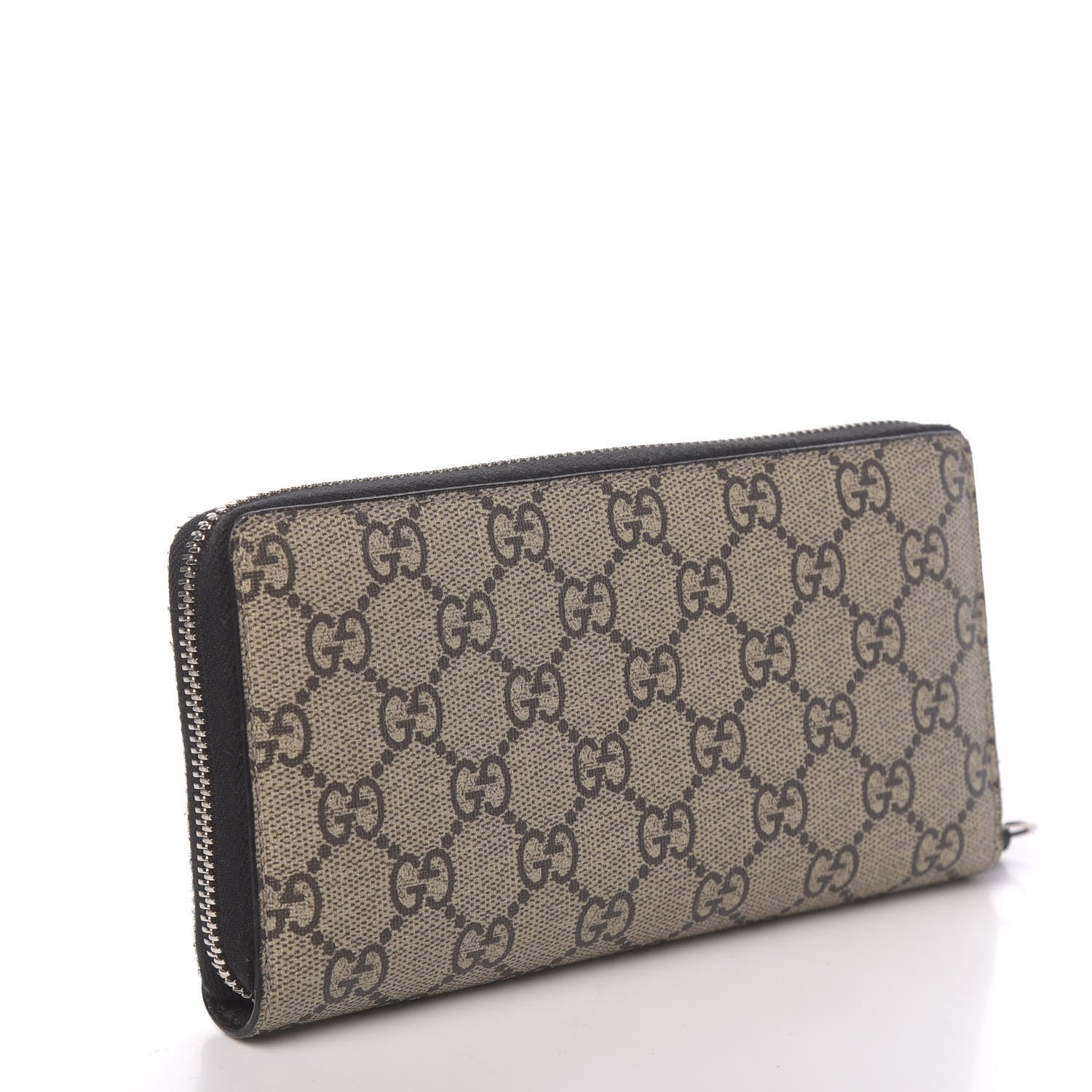 Gucci GG Supreme Monogram Angry Cat Zip Around Wallet 3 of 8