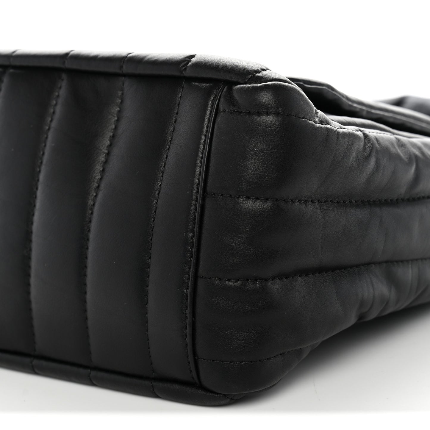 Thin Calfskin Small Monaco Sling Shoulder Bag Black