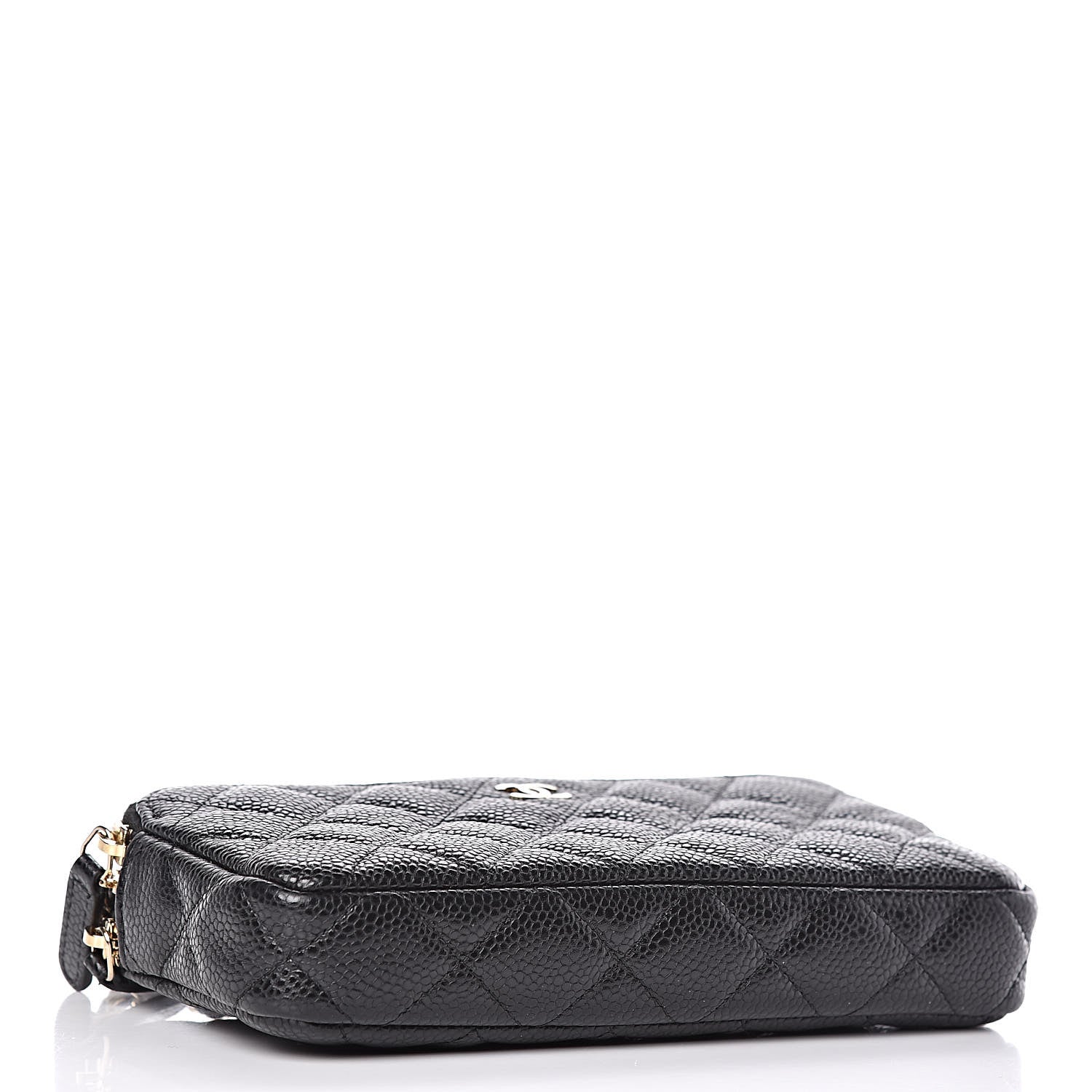 Chanel Caviar Quilted Small Clutch With Chain Black 4 of 14