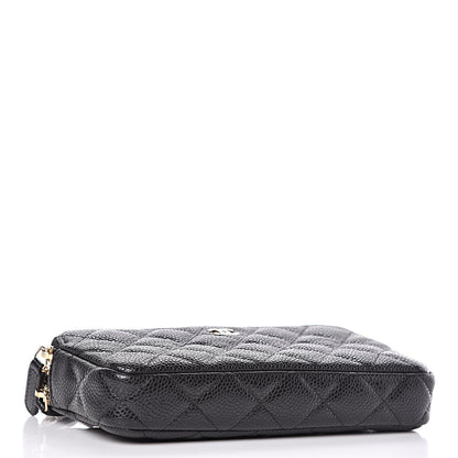 Chanel Caviar Quilted Small Clutch With Chain Black 4 of 14