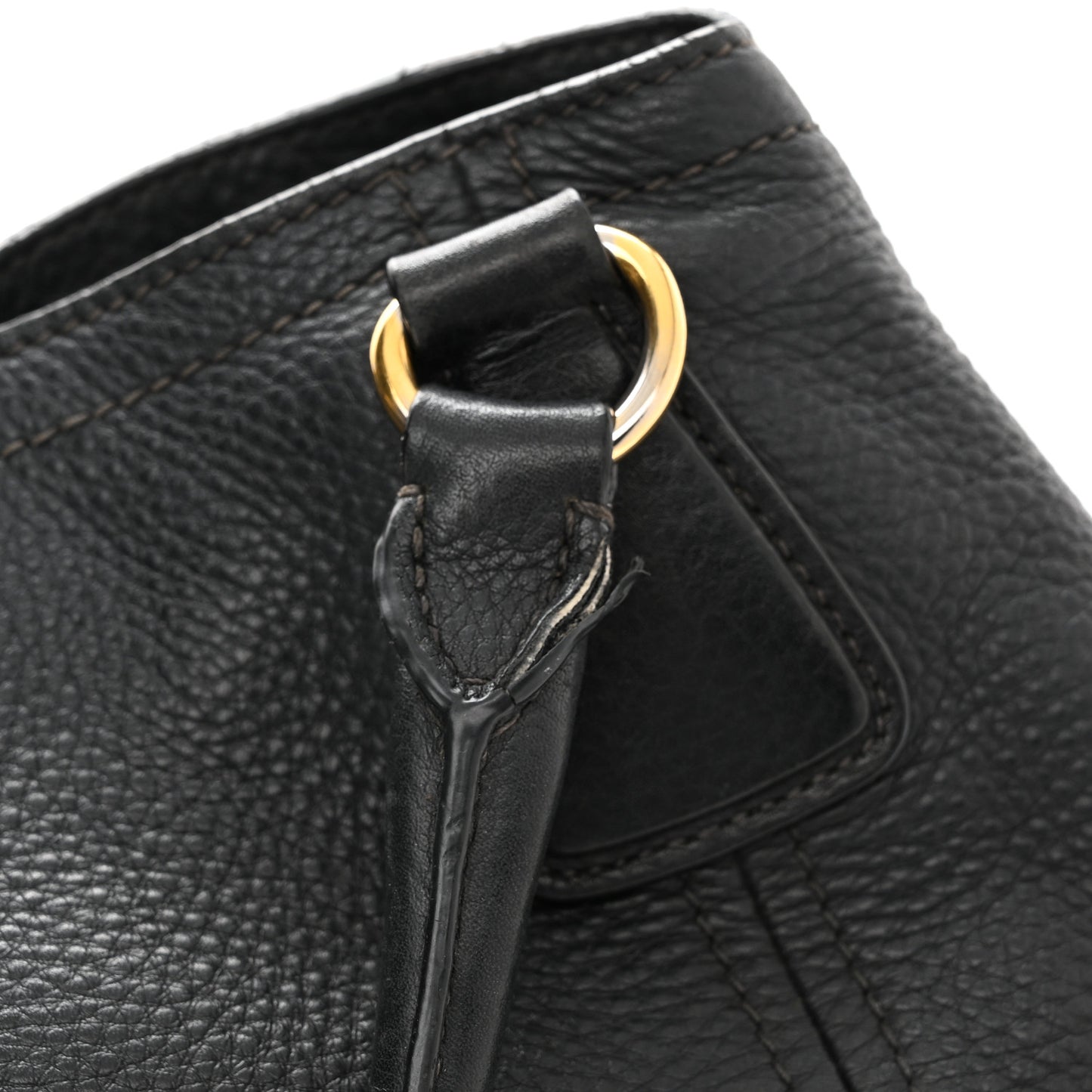 Vitello Daino Tote Black