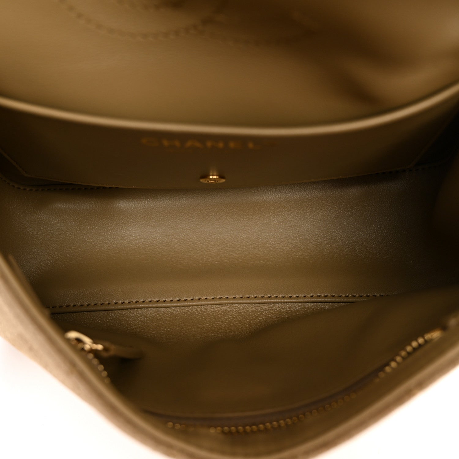 Chanel Suede Calfskin Mini Souplissimo Flap Dark Beige 5 of 10