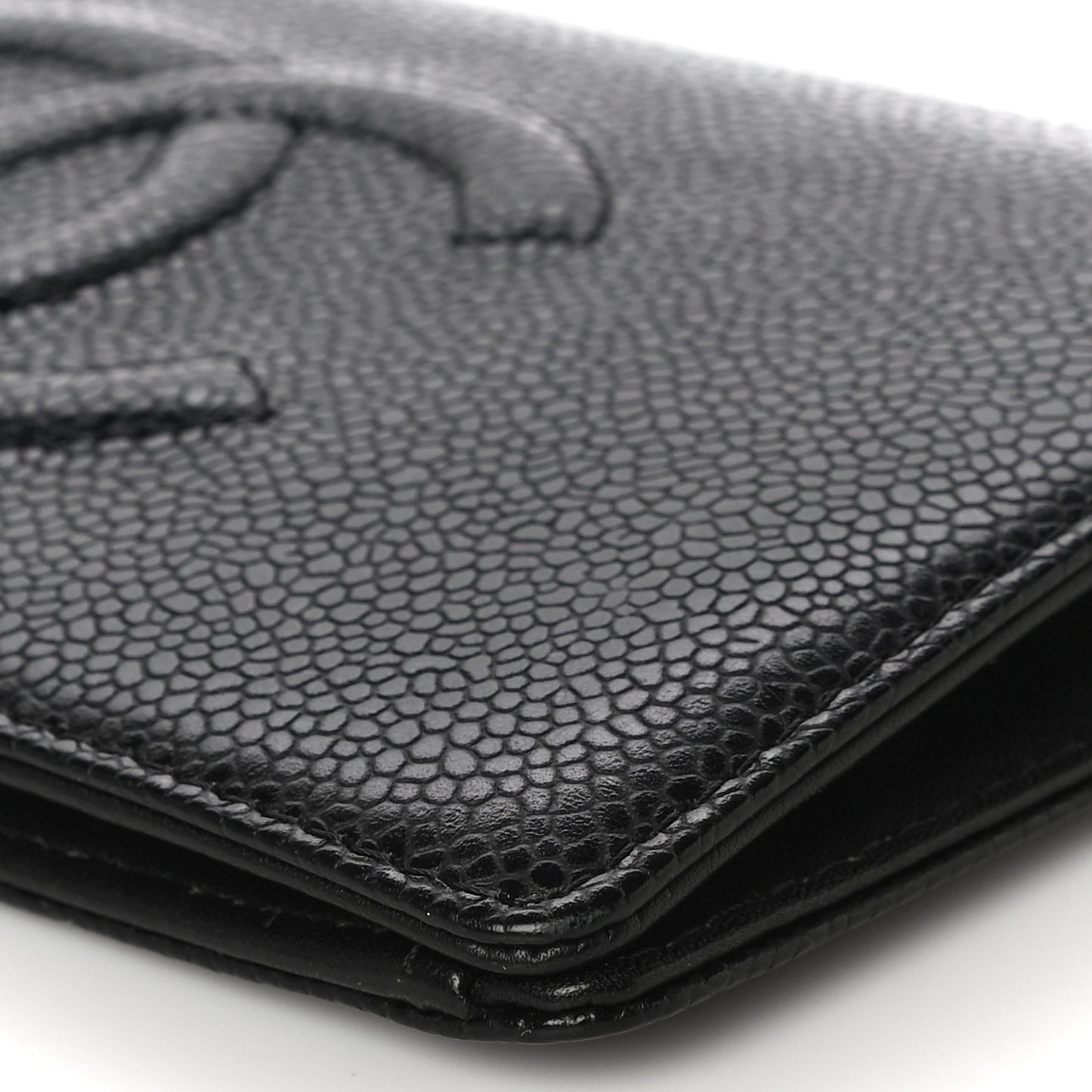 Caviar Timeless CC Yen Wallet Black